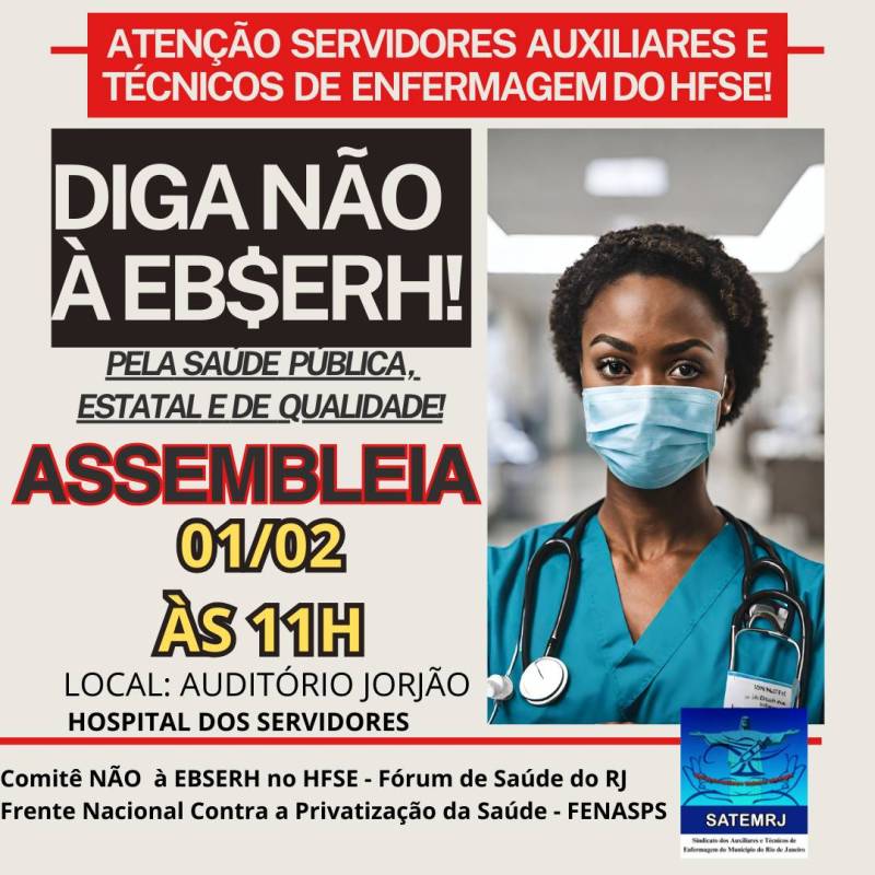 Servidores do HSEF – SATEMRJ